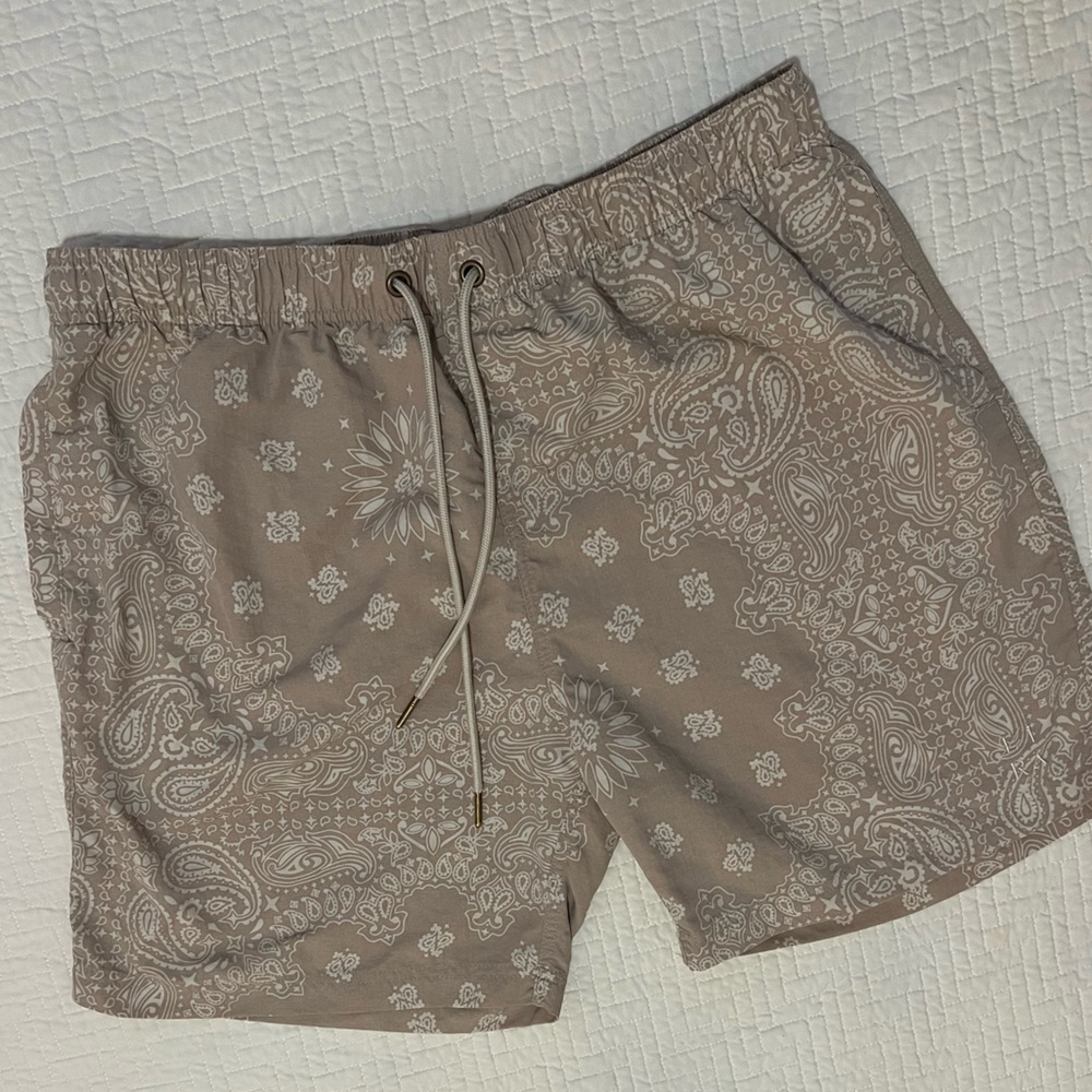 LIRA Bandana Mens Nylon Shorts Khaki XL